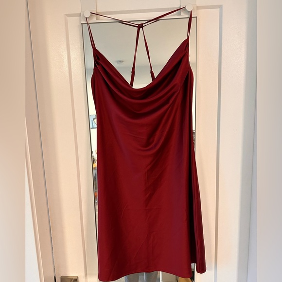 Dynamite Slip Dress in Burgundy - Picture 1 of 3